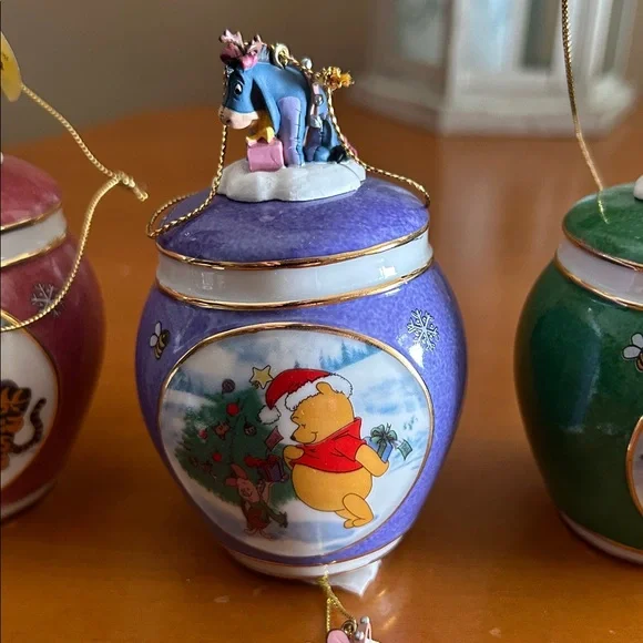 Disney Winnie the Pooh Holiday Ornament Trio - Picture 3 of 12